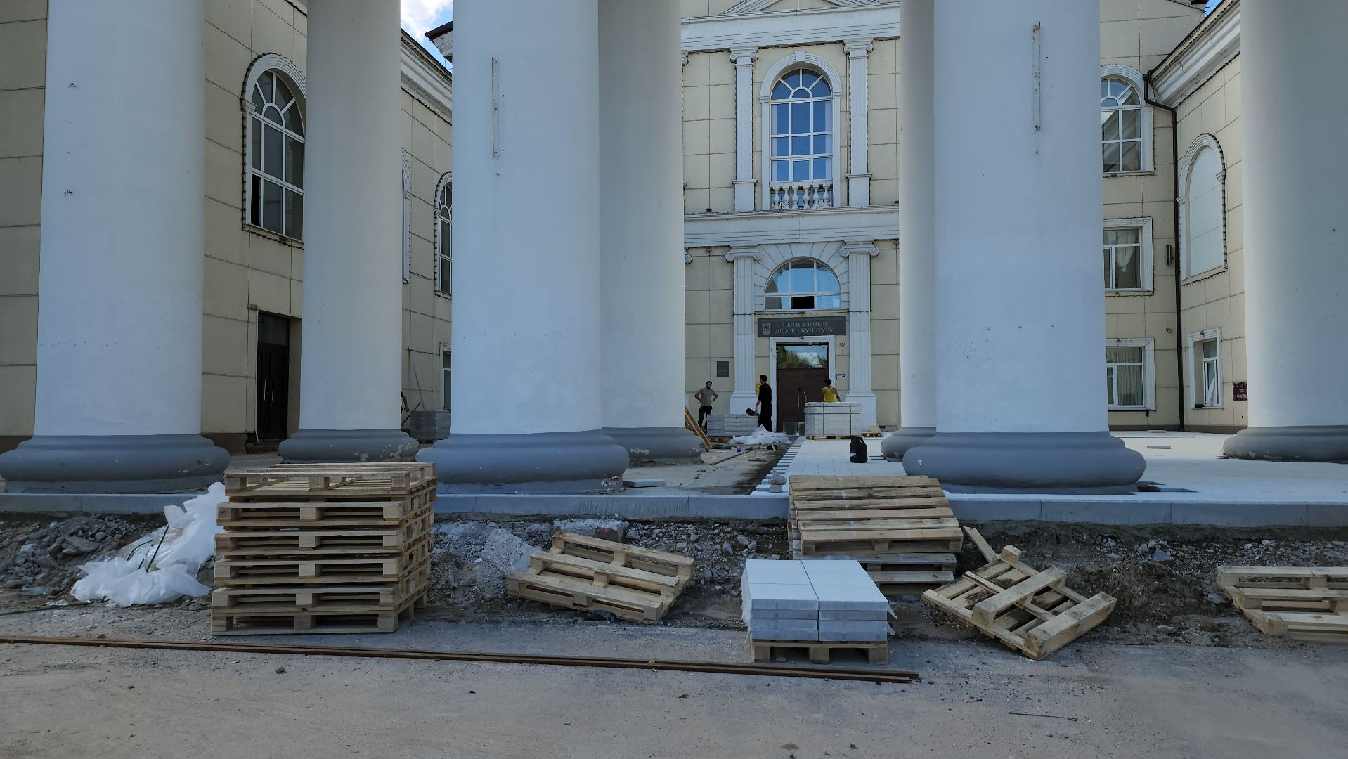 щёлково, Обновление крыльца, Замена плитки,