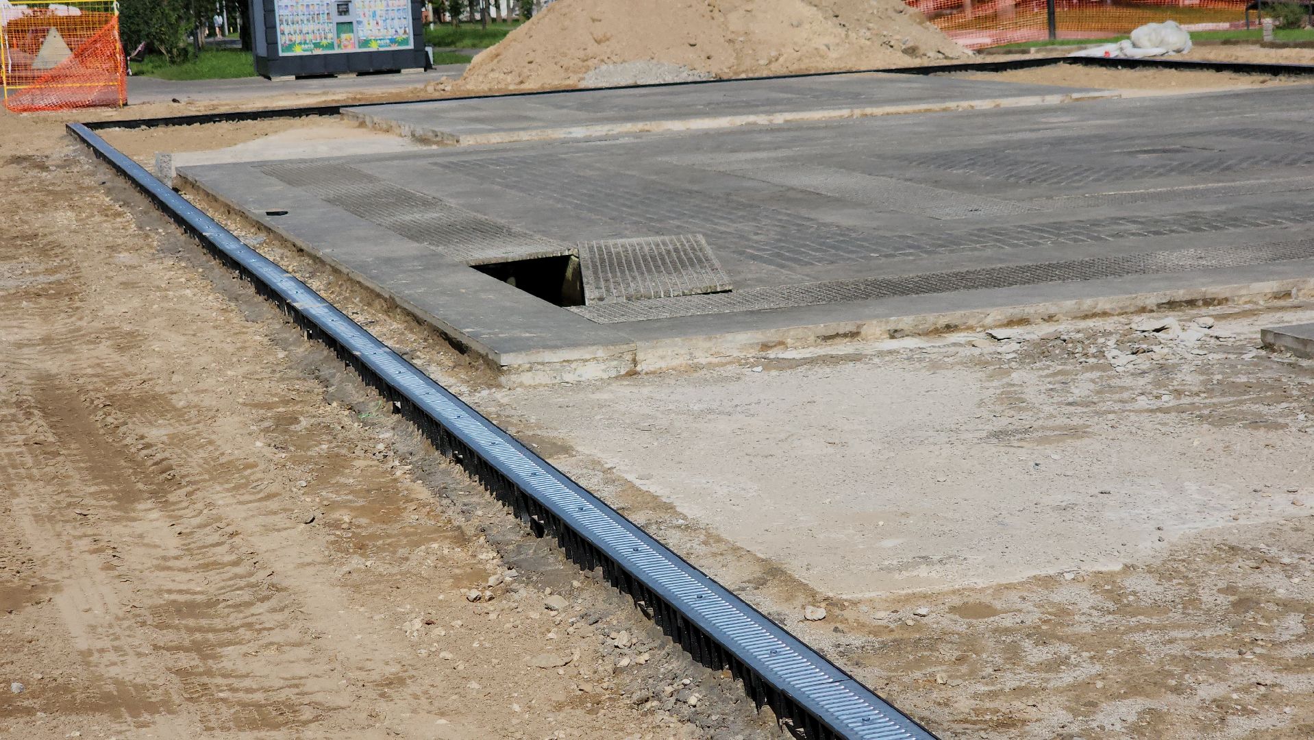 щёлково, замена плитки, Обновление пушкинской площади,