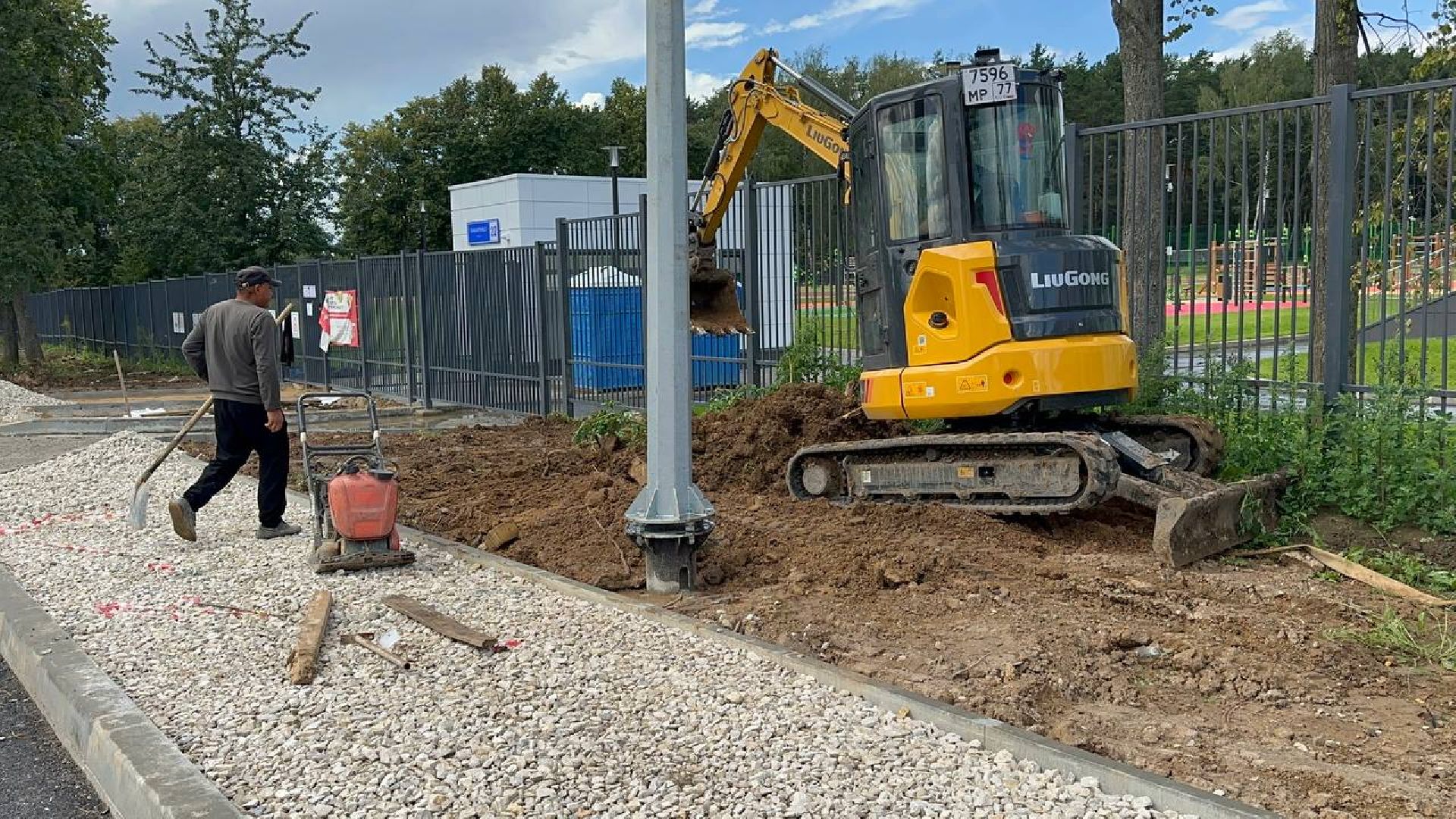 благоустойство, домодедово, новая школа,