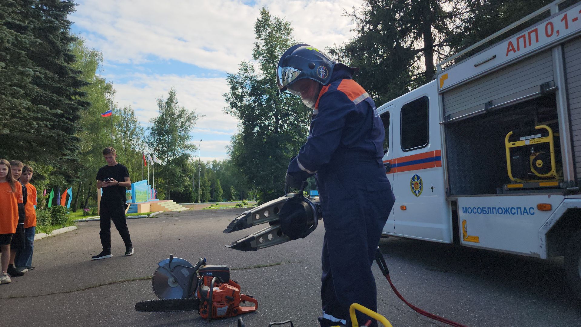 волоколамск, мчс, мособлпожспас, госпожнадзор, дети,