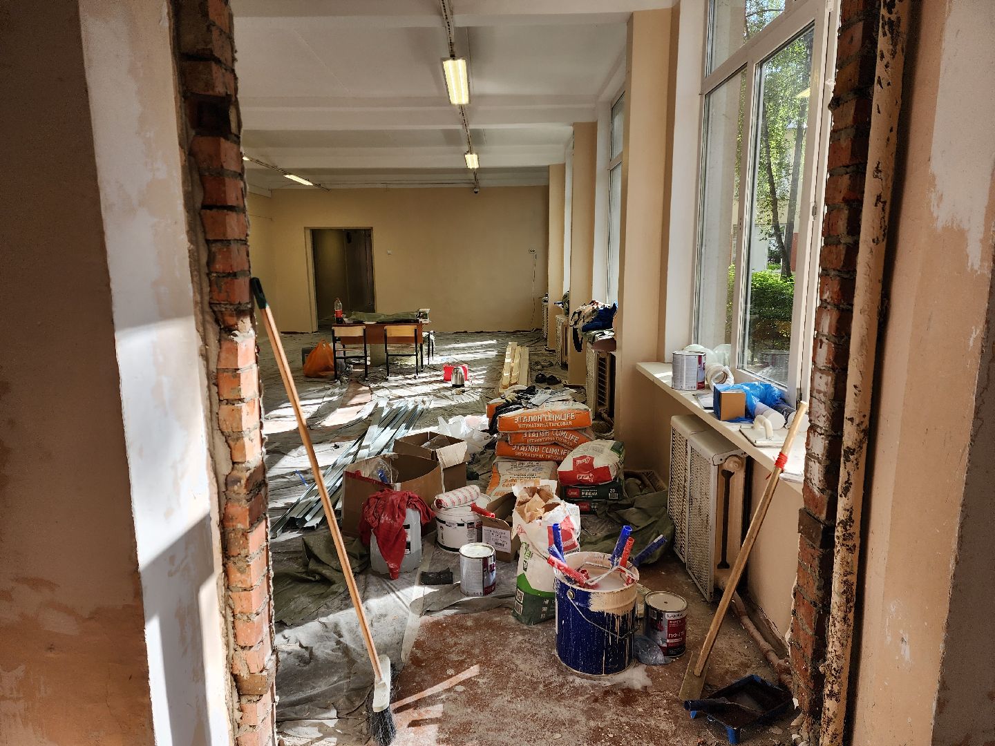 раменское, образование, ремонт образовательных учреждений округа, раменская средняя школа 1,