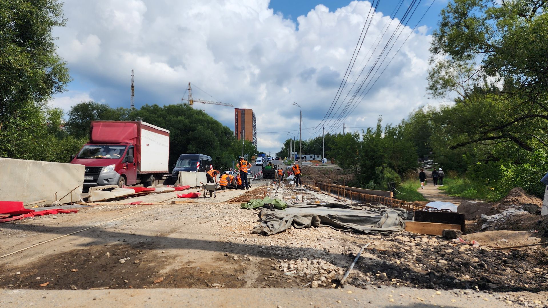 капитальный ремонт, капремонт, мост, рожайка, домодедово, подмосковье ,благоустройство,
