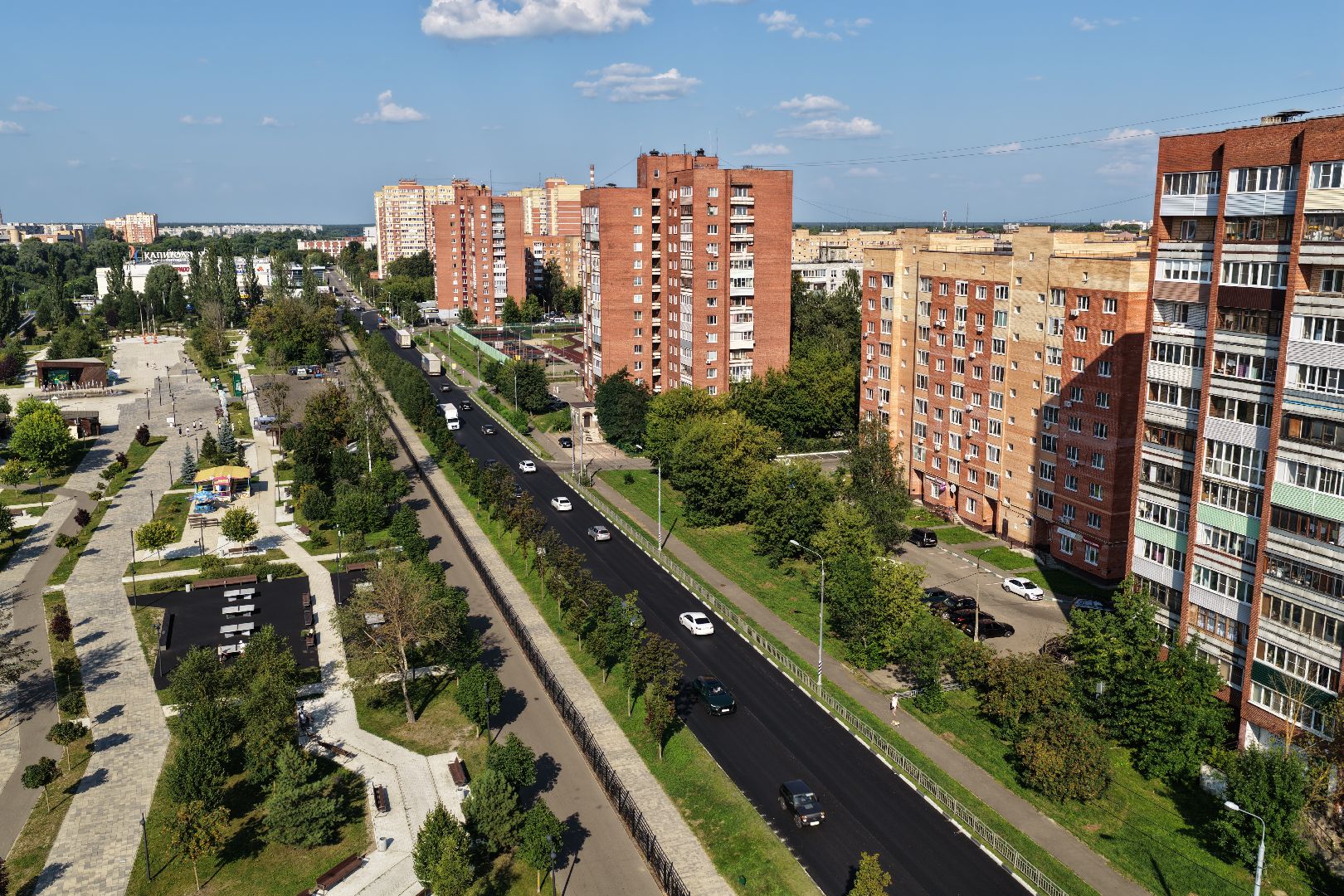 видео с коптера, ремонт дороги орехово-зуево, ремонт А-108,