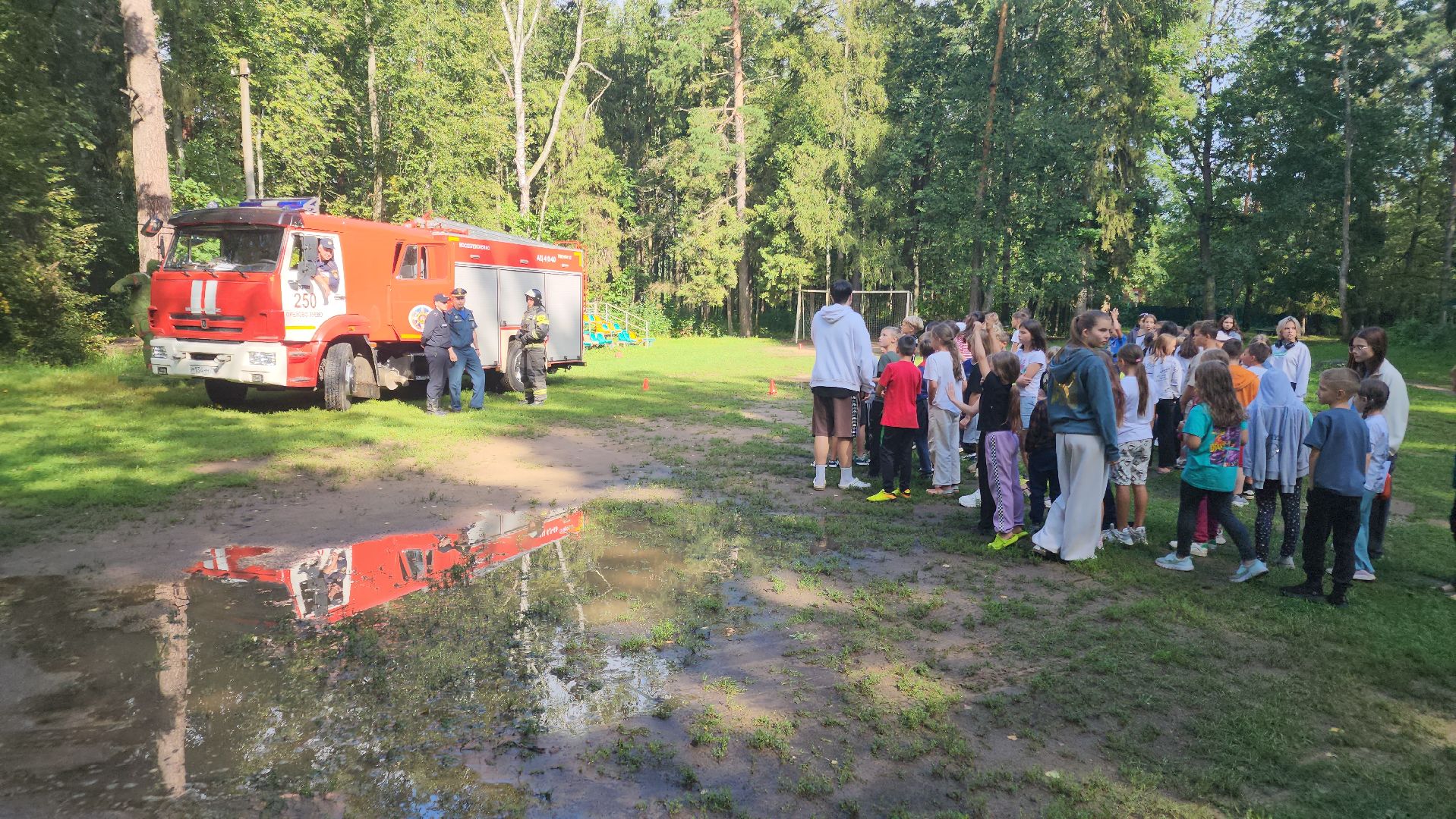 пожарная безопасность, детский лагерь, орехово-зуевский округ,