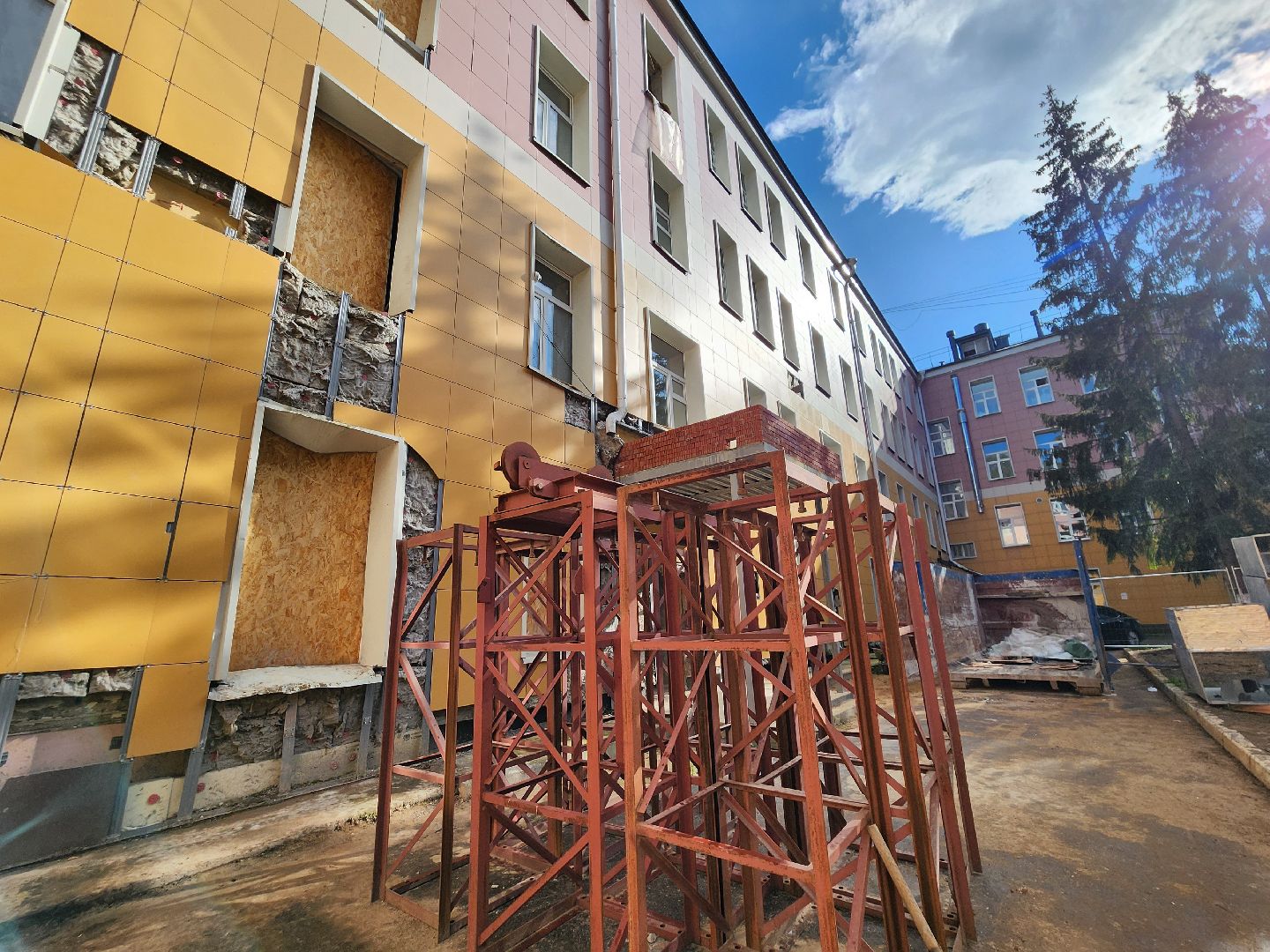 пушкинский городской округ, пушкино, ремонт больницы, капитальный ремонт больницы,  строительство,