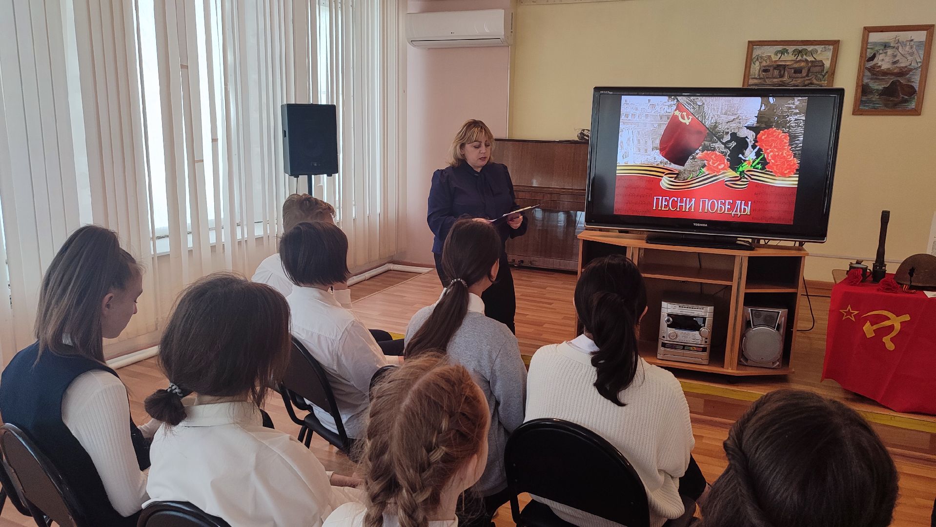 Кашира, 9 мая, день Победы, библиотека