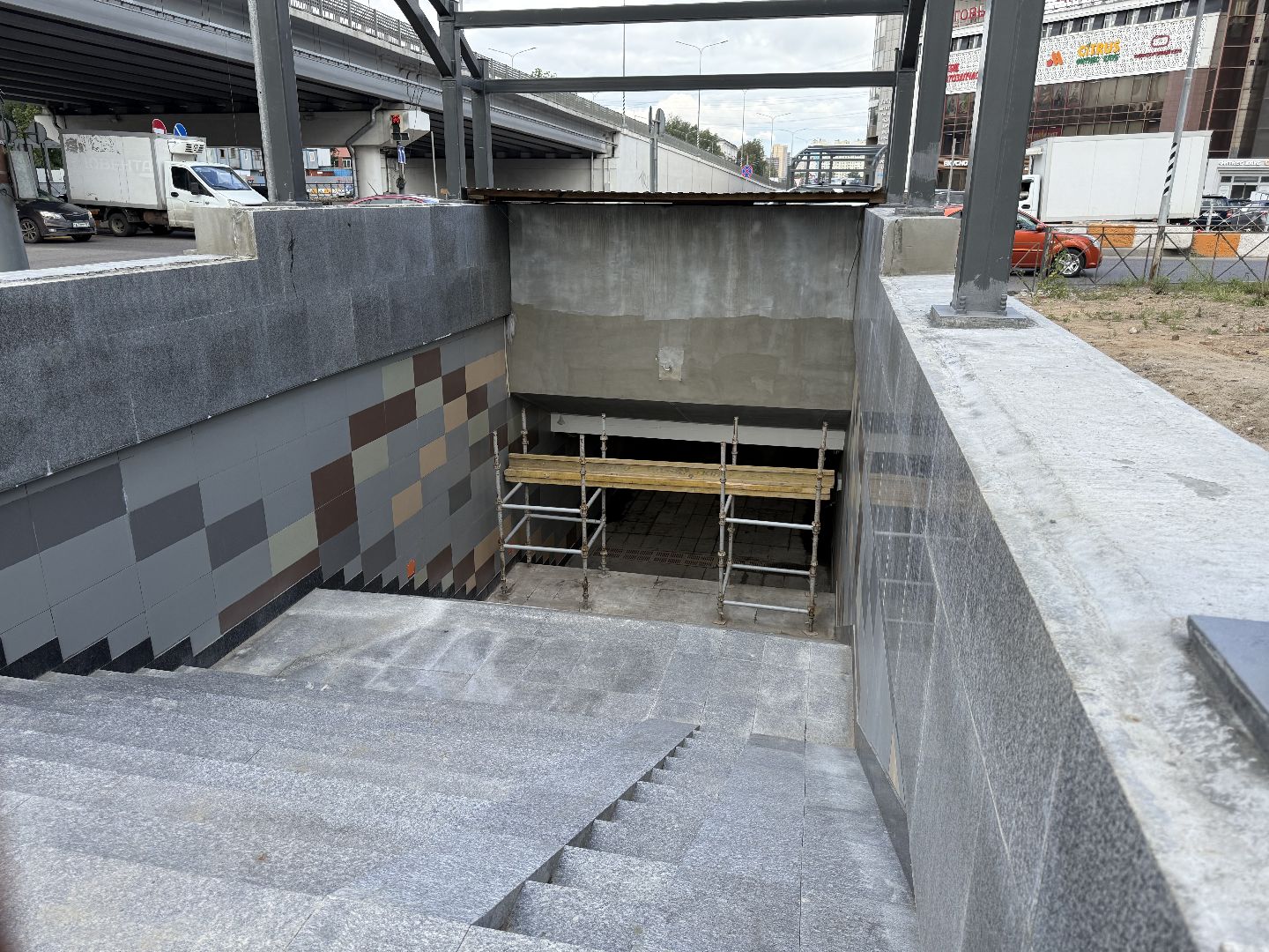 Люберцы , подземный переход, строителсьтво,