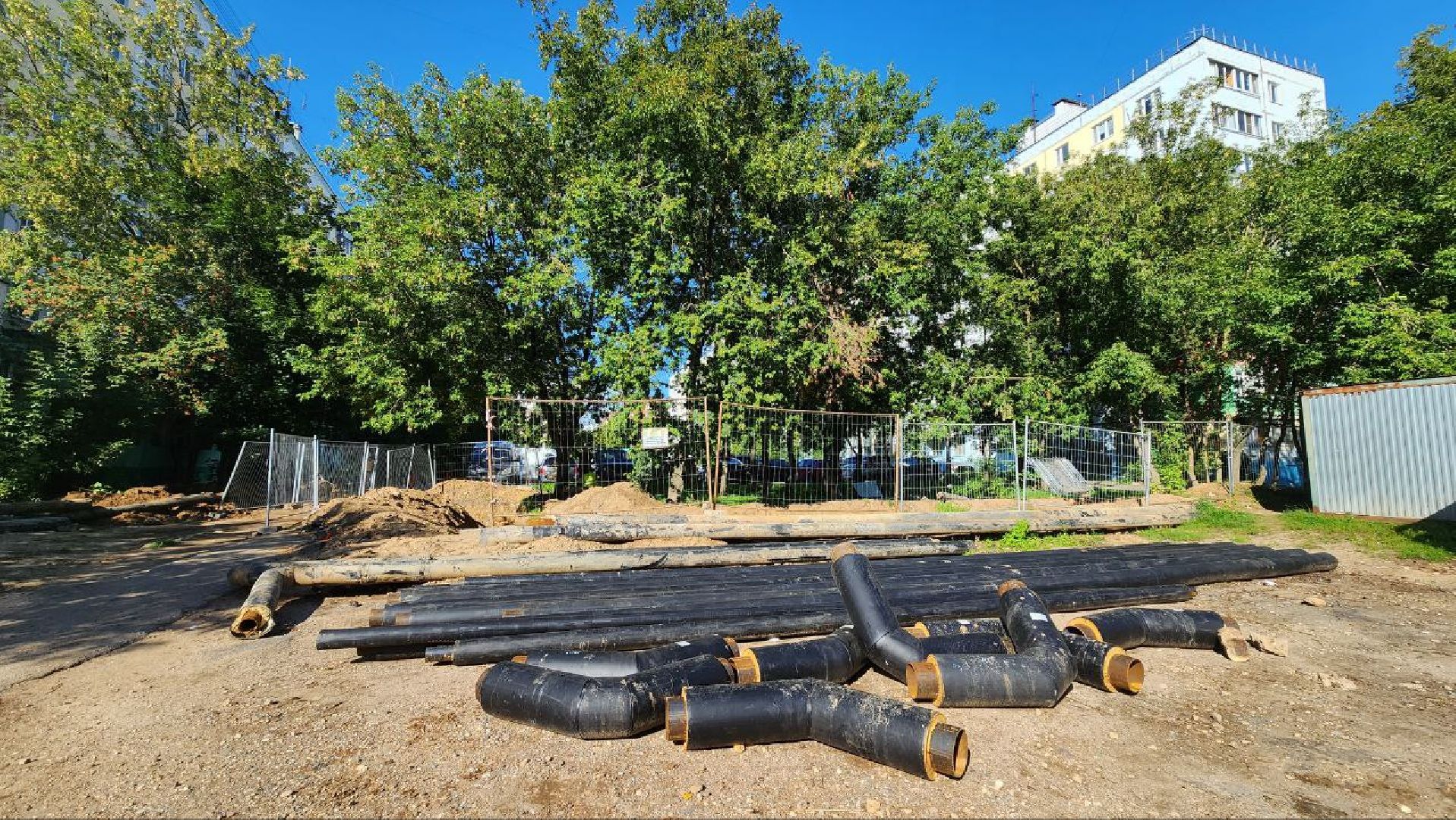 Дмитров, Замена теплотрассы, МКД, ЖКХ,