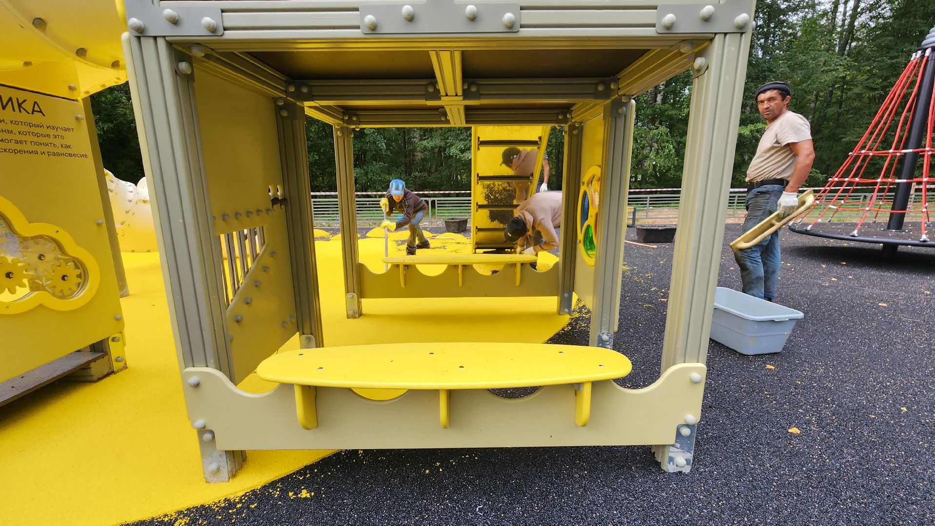 губернаторская детская площадка, протвино, благоустройство,