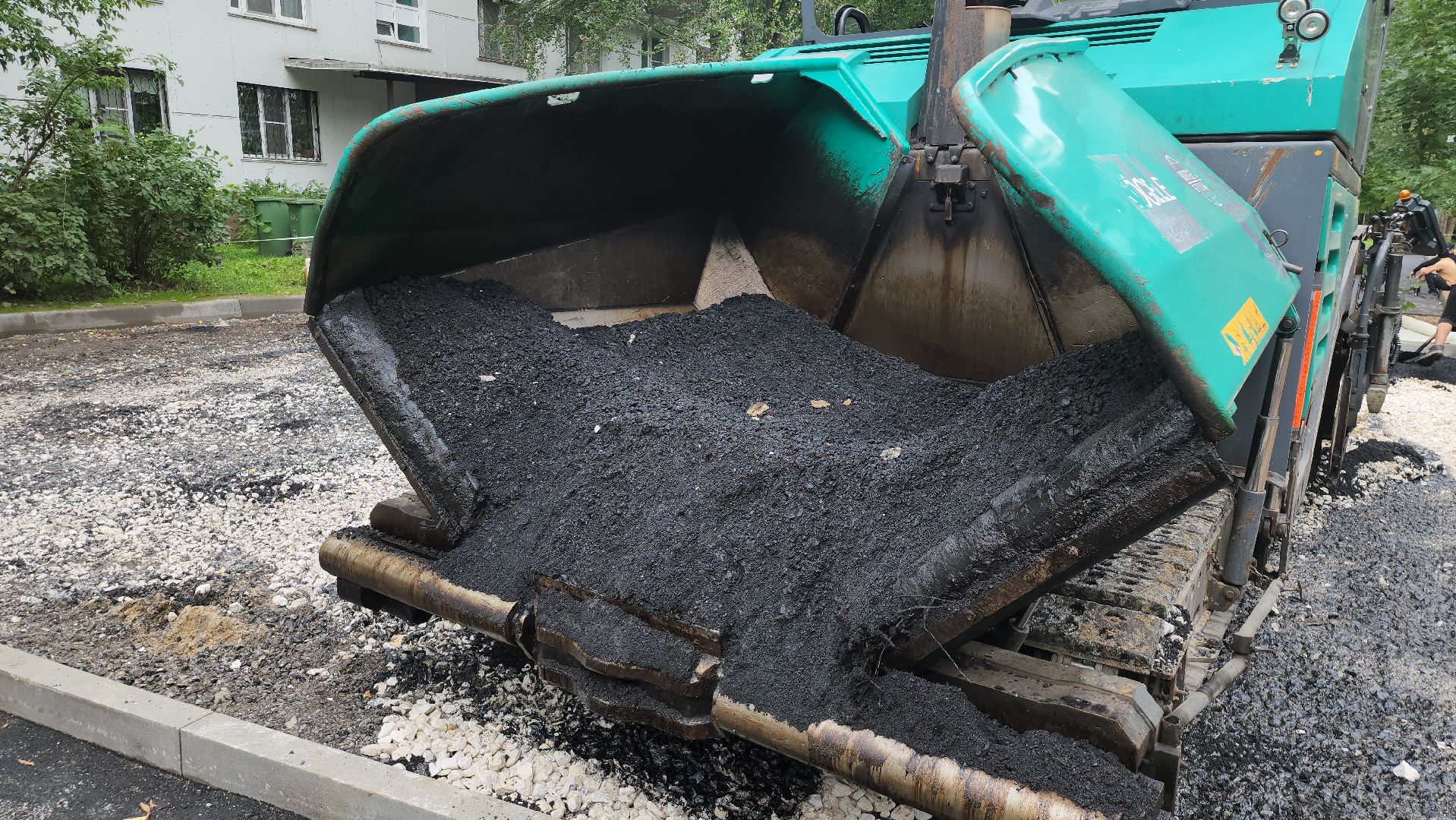 чкаловский, кбдт, новый асфальт,