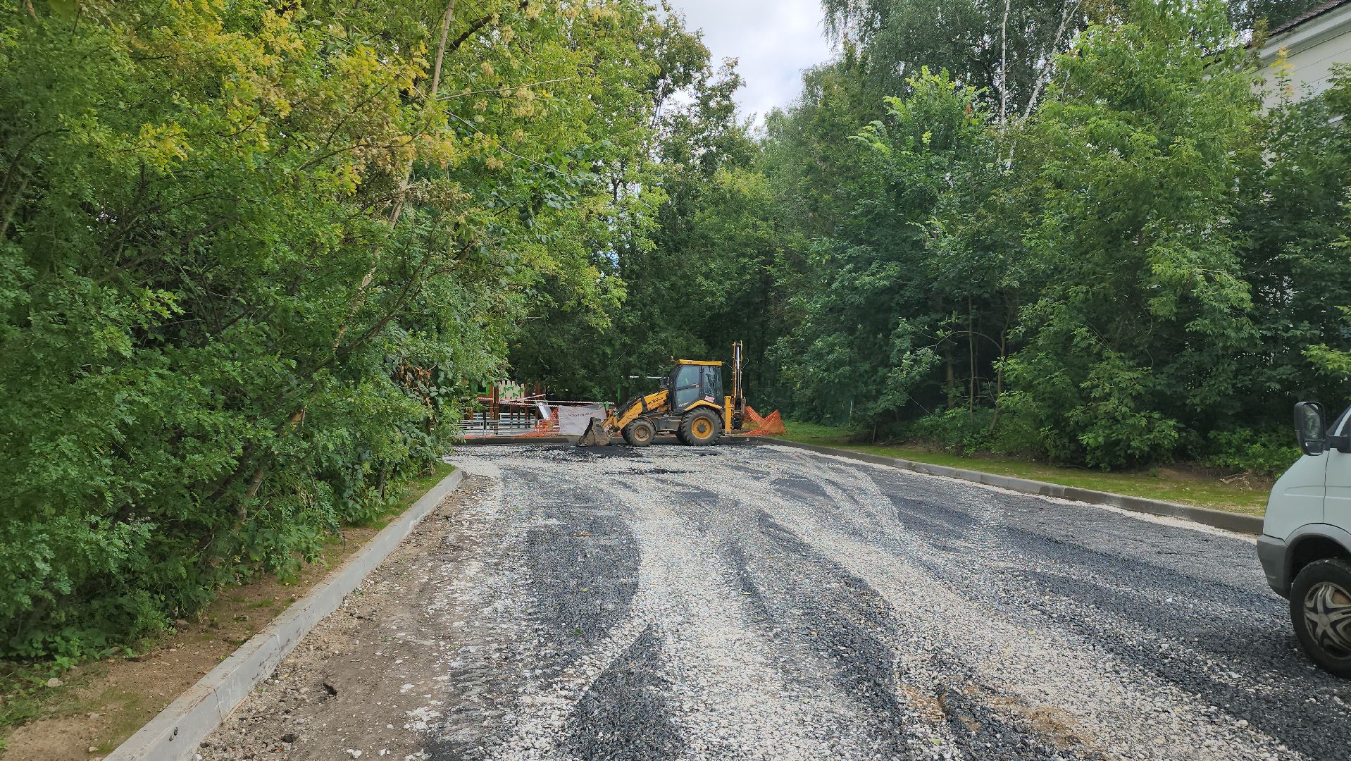 чкаловский, кбдт, новый асфальт,