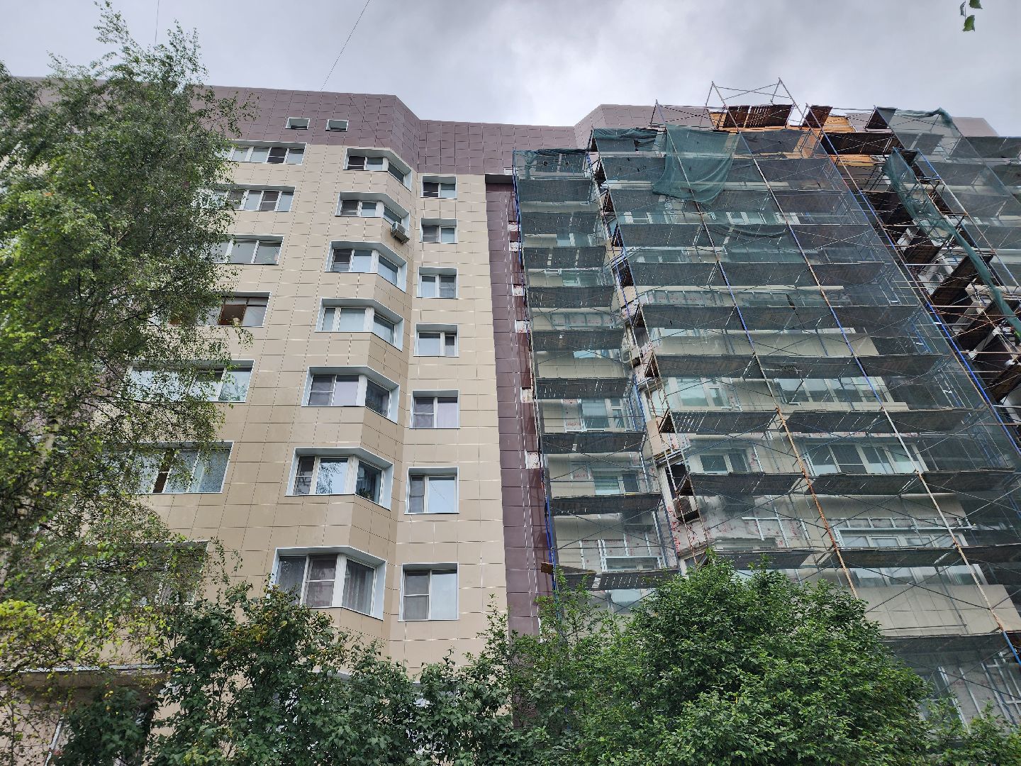 солнечногорск, жители , ремонт , дом, фасад,