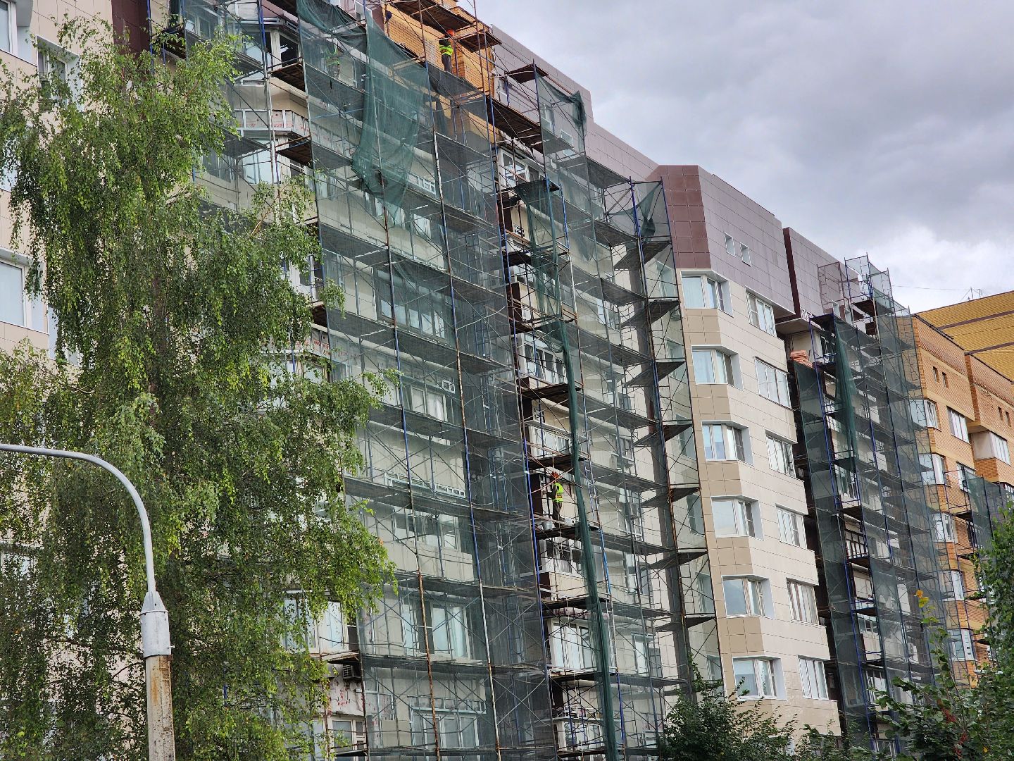 солнечногорск, жители , ремонт , дом, фасад,