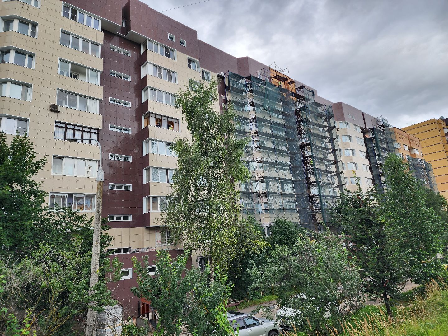 солнечногорск, жители , ремонт , дом, фасад,