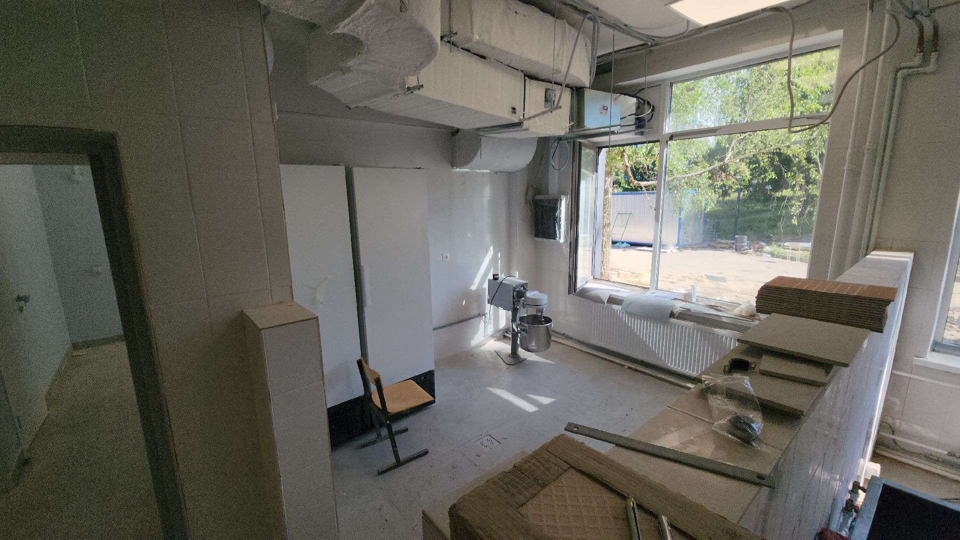 серпухов, школа 2, улица луначарского, новый пищеблок в серпуховской школе, капитальный ремонт школы,