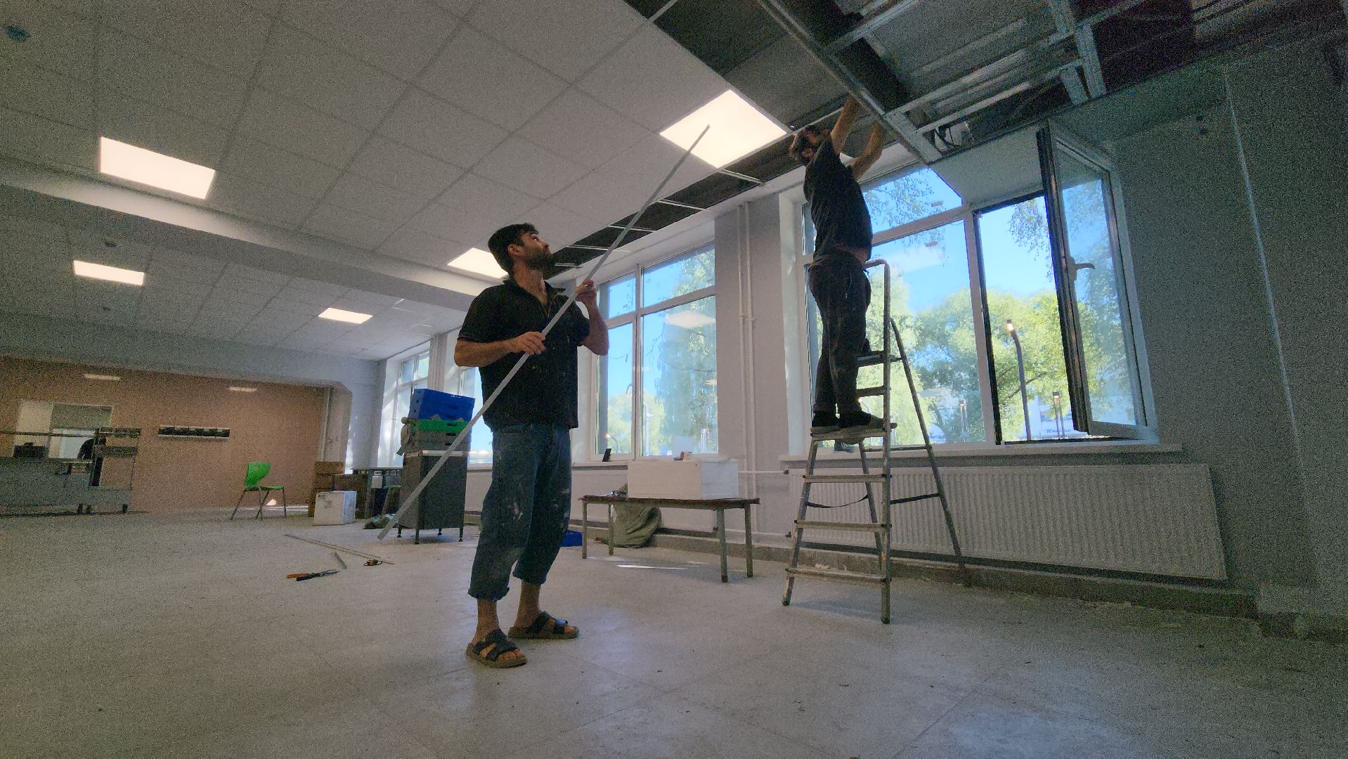 серпухов, школа 2, улица луначарского, новый пищеблок в серпуховской школе, капитальный ремонт школы,