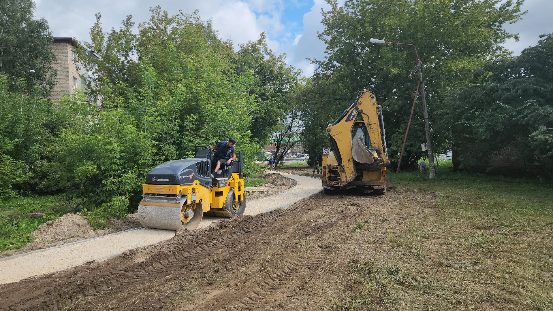 благоустройство 2025, щёлково, новая пешеходная дорожка,