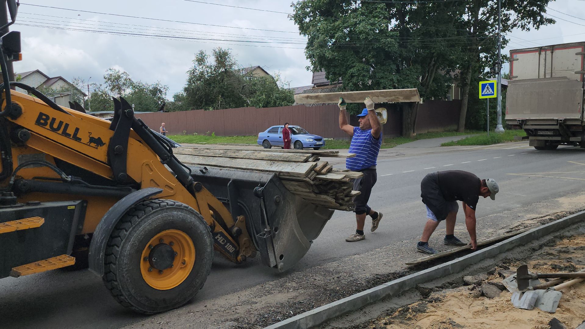 серпухов, подмосковье, укладка асфальта,