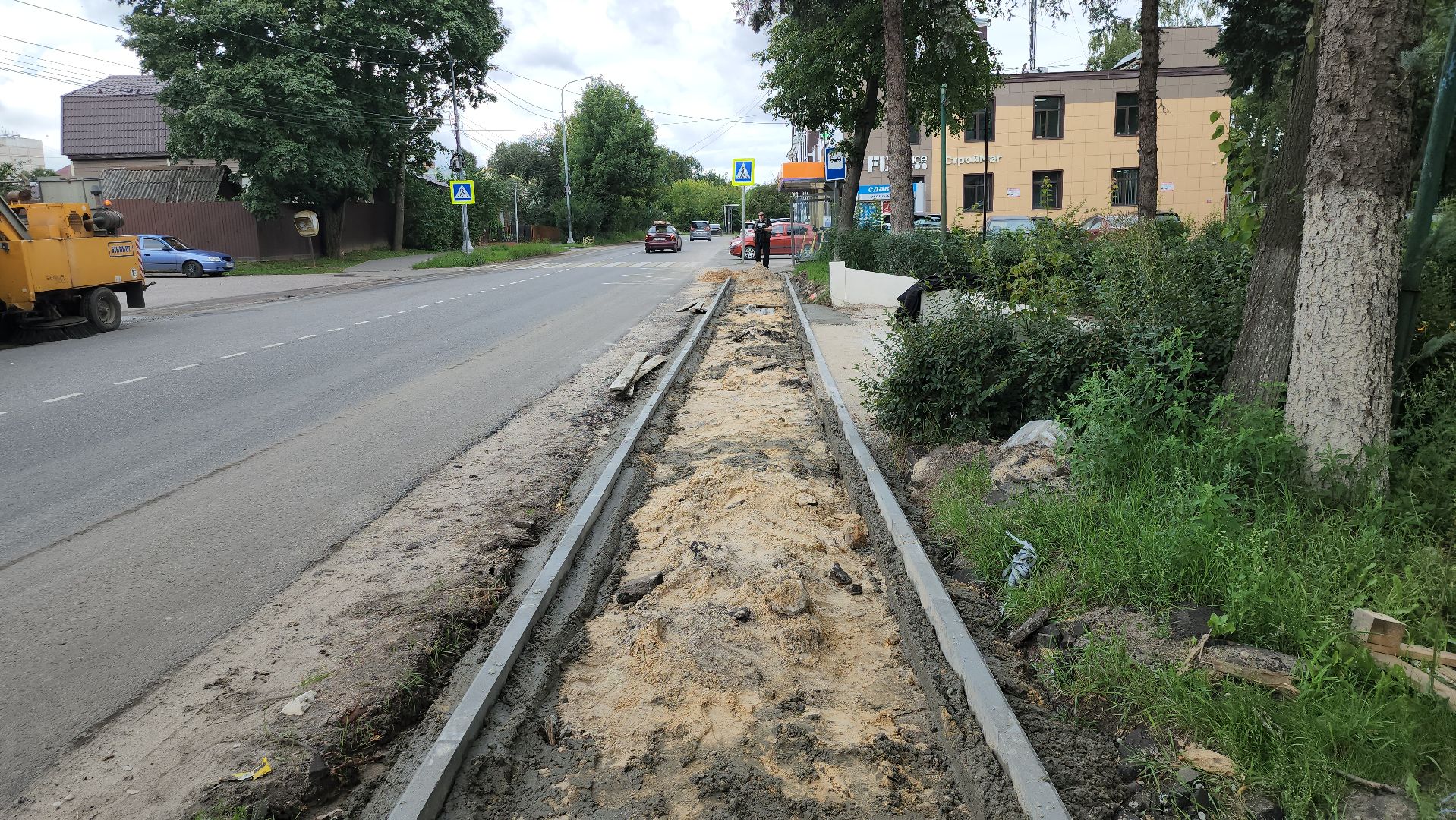 серпухов, подмосковье, укладка асфальта,