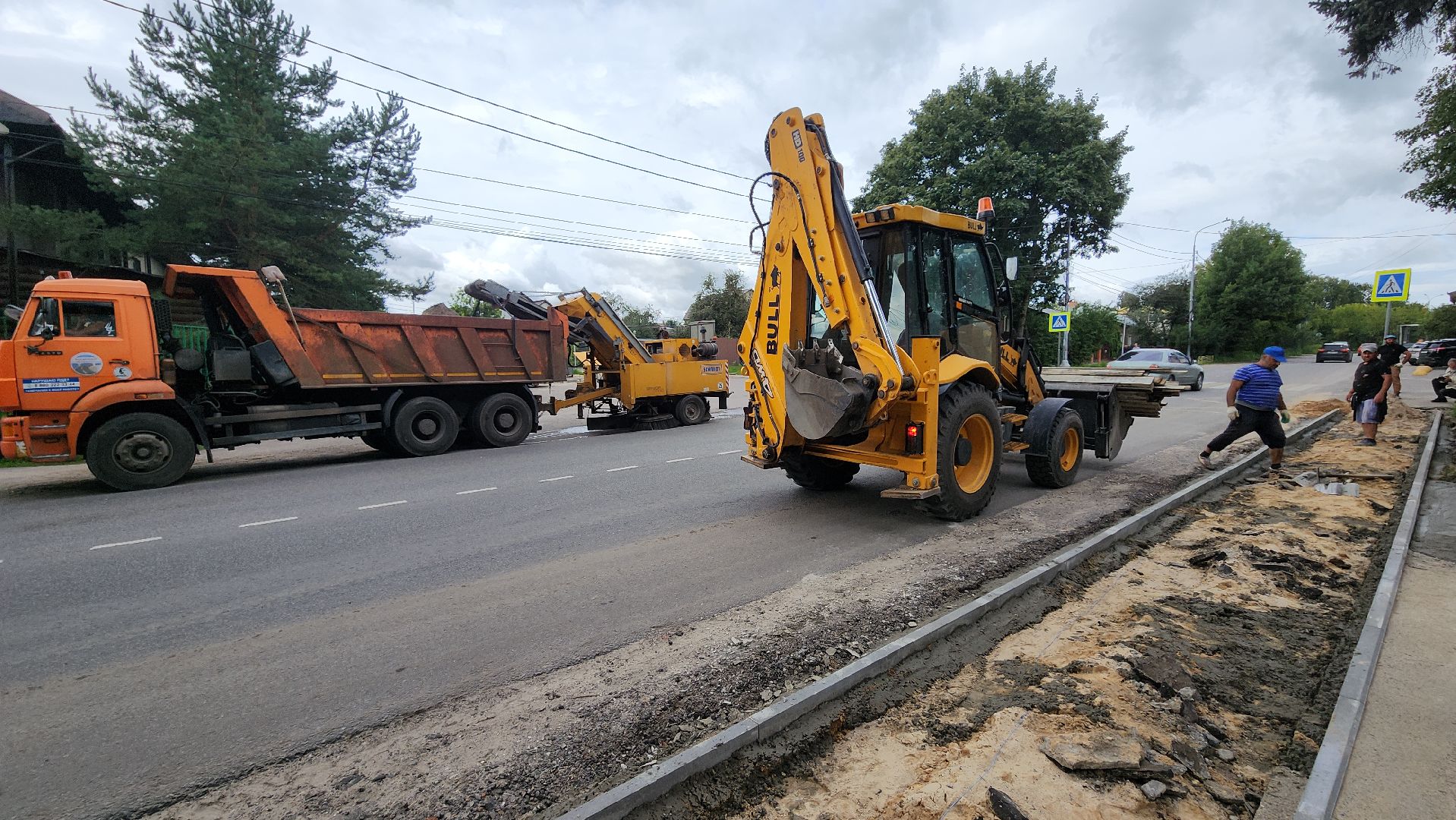 серпухов, подмосковье, укладка асфальта,