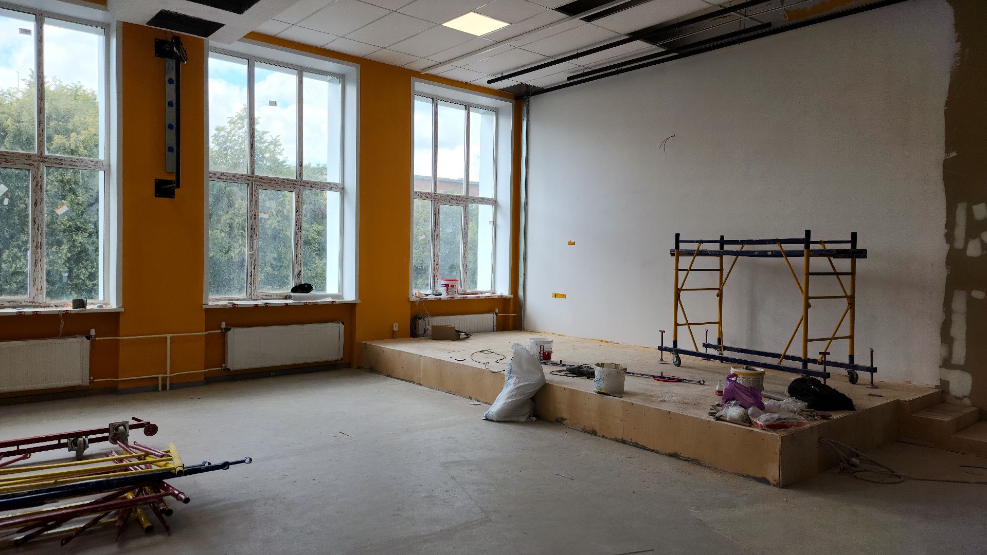 ступино, лицей 2, капитальный ремонт, образование, благоустройство, спортивное ядро, тротуары, безопасный регион,