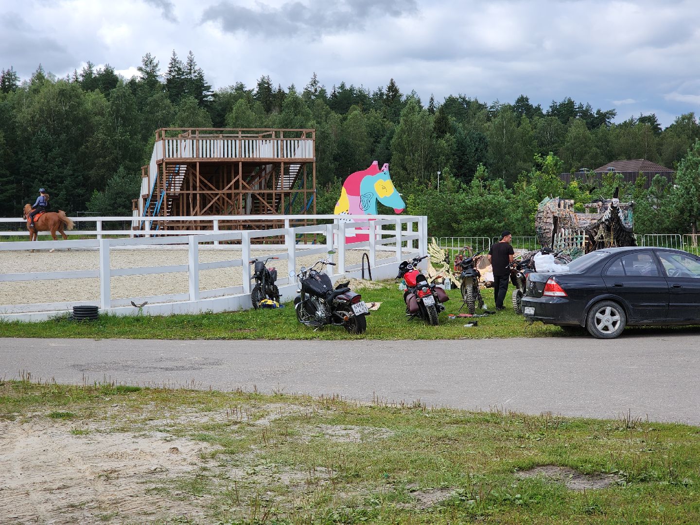 Черноголовка, Иваново поле, Конный фестиваль,