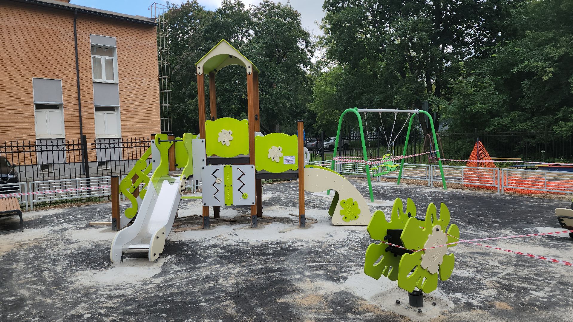 щёлково, новая детская площадка, установка детской площадки, Чкаловский,