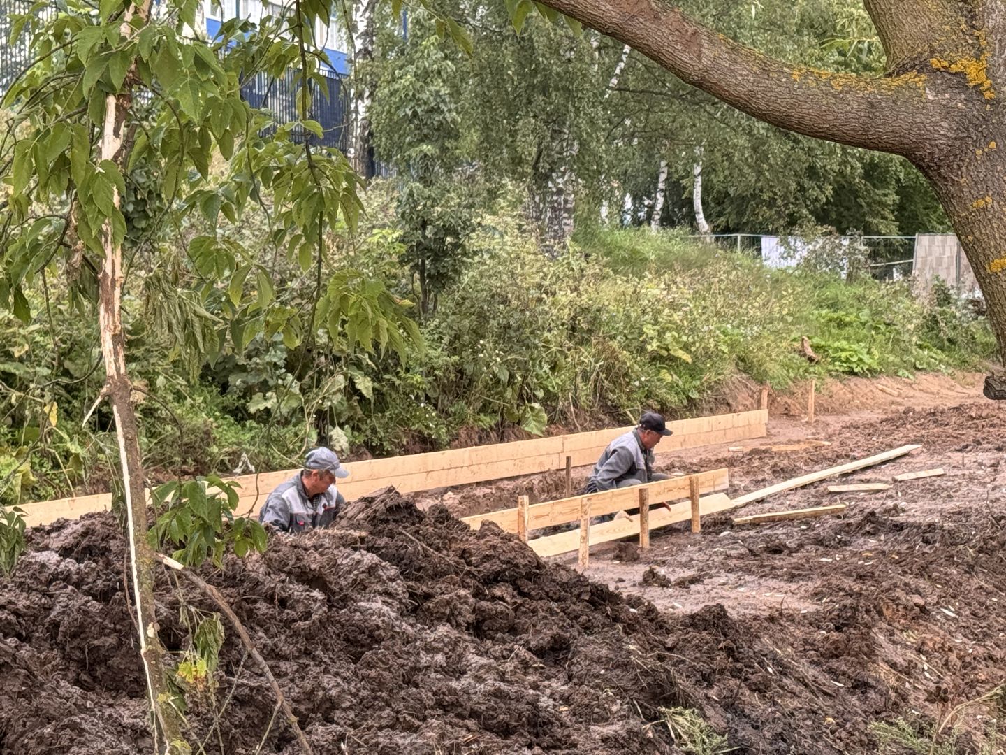 Благоустройство, Комсомольский пруд, Второй этап,