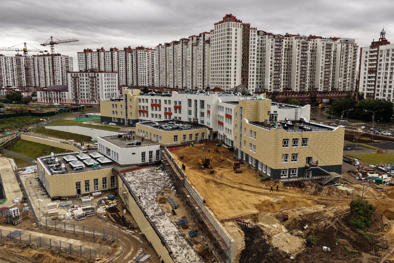 видео с коптера, гимназия 5 дзержинский, образование в люберцах,