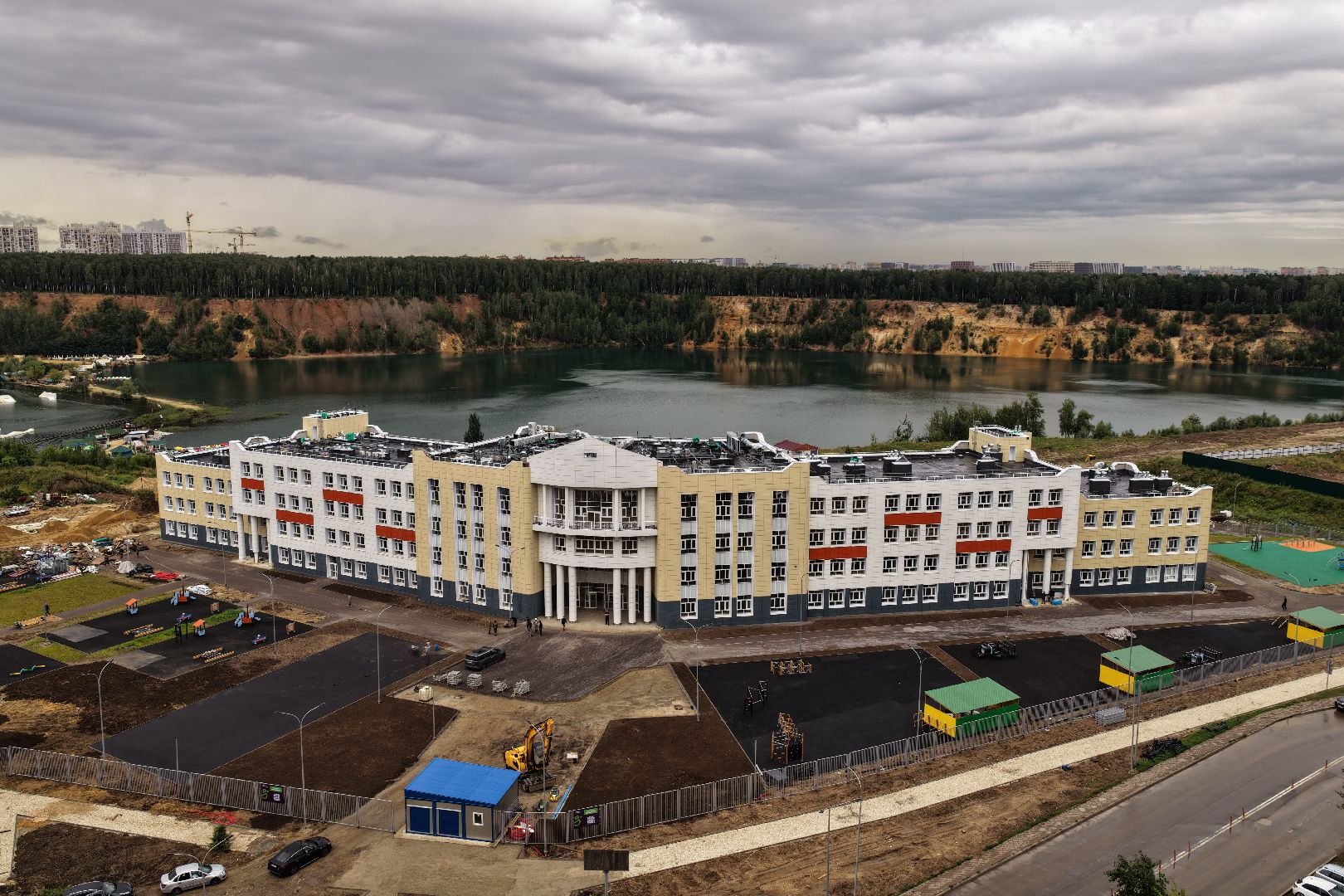 видео с коптера, гимназия 5 дзержинский, образование в люберцах,