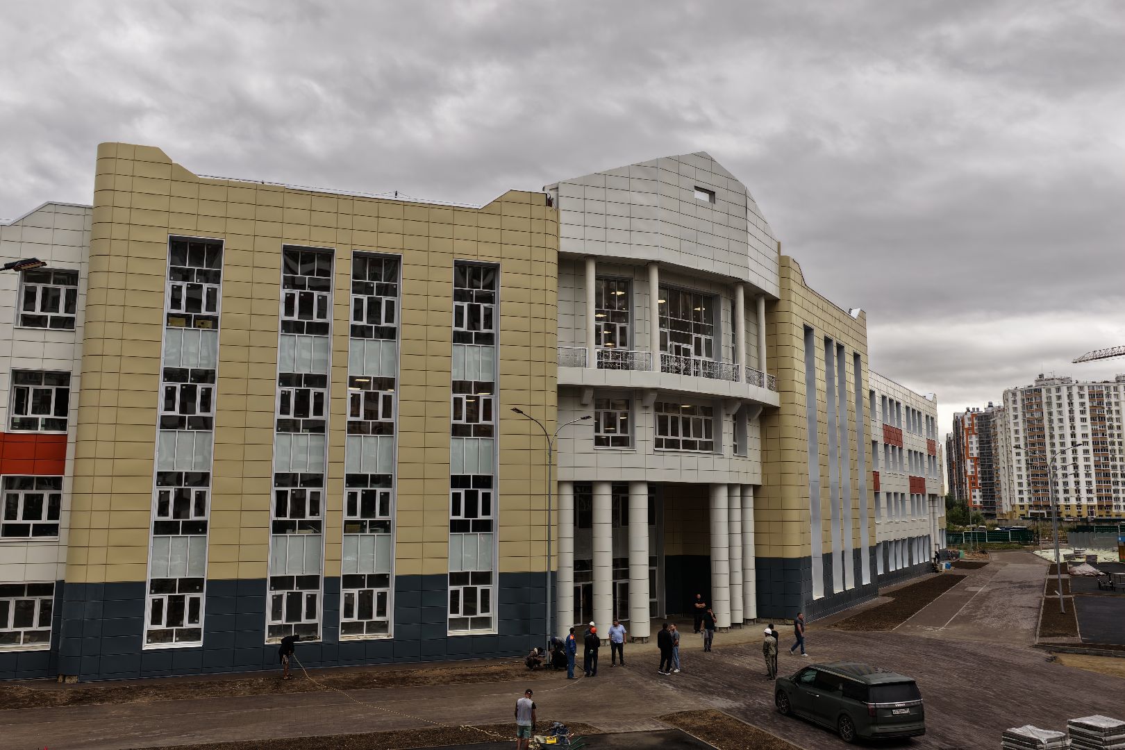 видео с коптера, гимназия 5 дзержинский, образование в люберцах,