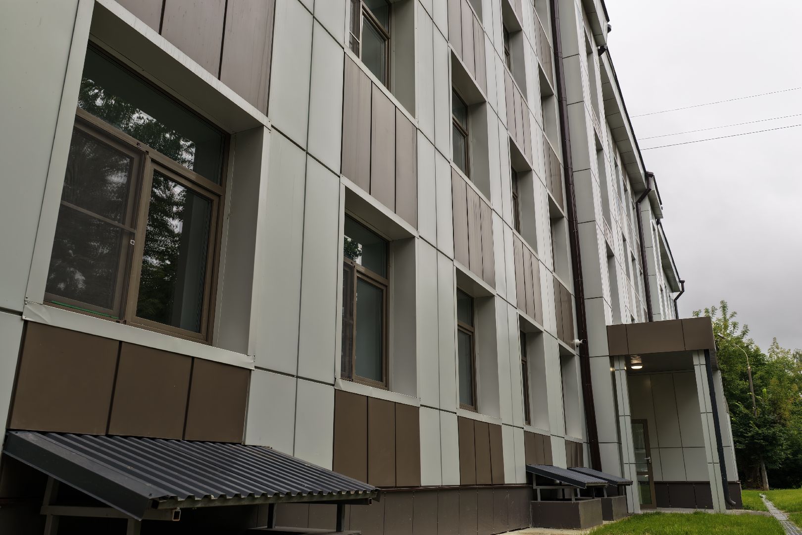 видео с коптера, поликлиника в дзержинском, медицина в люберцах,