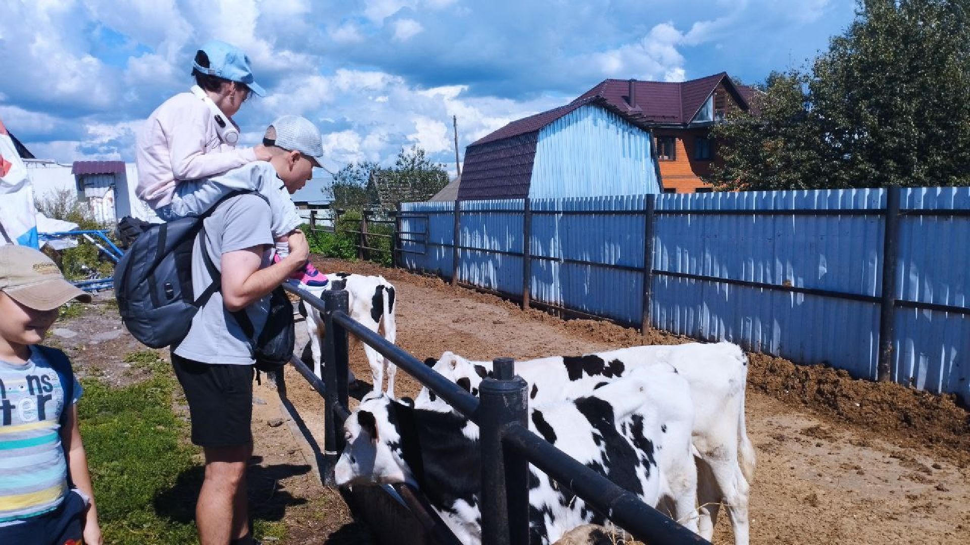 ивантеевка, ферма цветковых, экскурсия, дети с особенностями развития, центр социального обслуживания, животные на ферме,социализация детей,коровы,