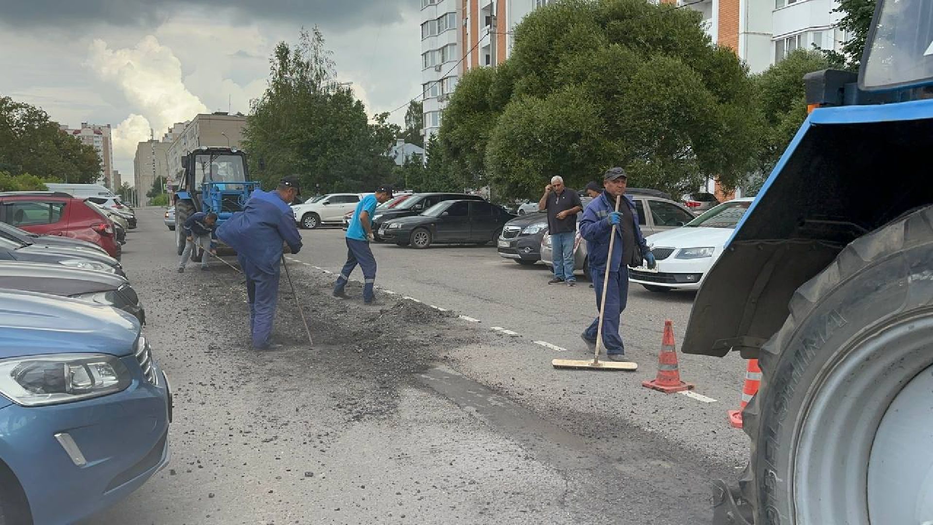 ямочный ремон, домодедово, дороги,