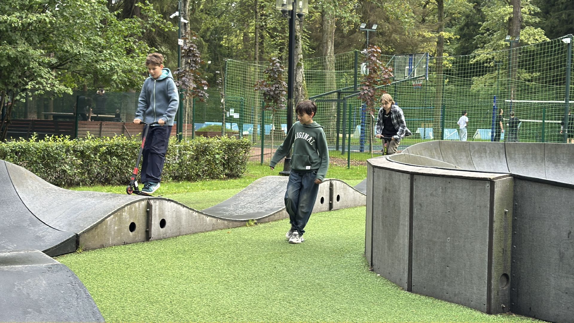 Памп-трек, одинцовский парк культуры спорта и отдыха, Ремонтные работы, Спорт,