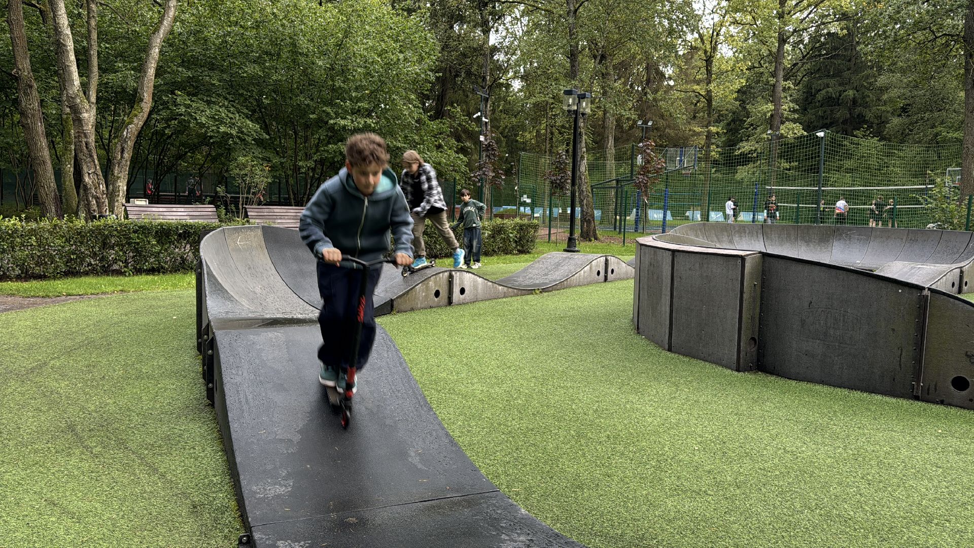 Памп-трек, одинцовский парк культуры спорта и отдыха, Ремонтные работы, Спорт,