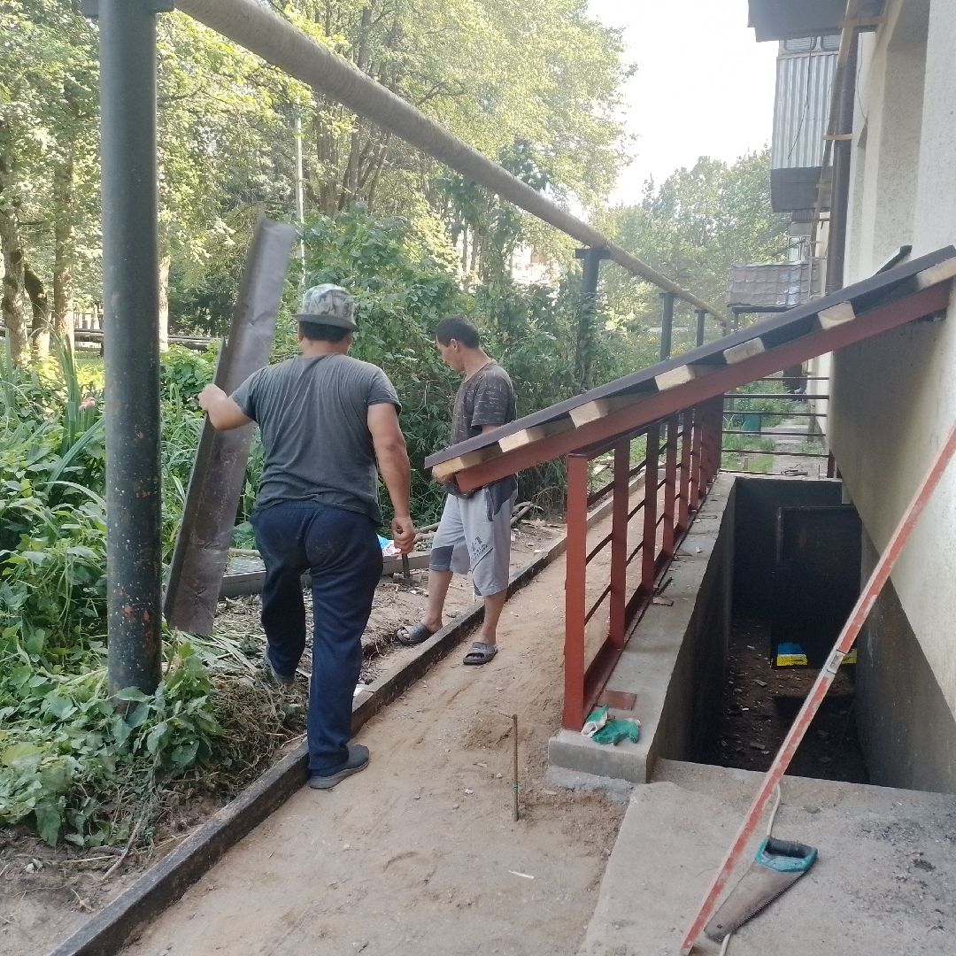 городской округ восход, жкх, благоустройство, ремонт, ремонт входной группы, подвал, подвал многоквартирного дома,