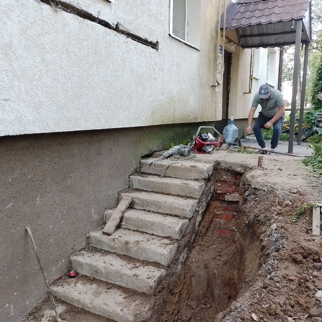 городской округ восход, жкх, благоустройство, ремонт, ремонт входной группы, подвал, подвал многоквартирного дома,