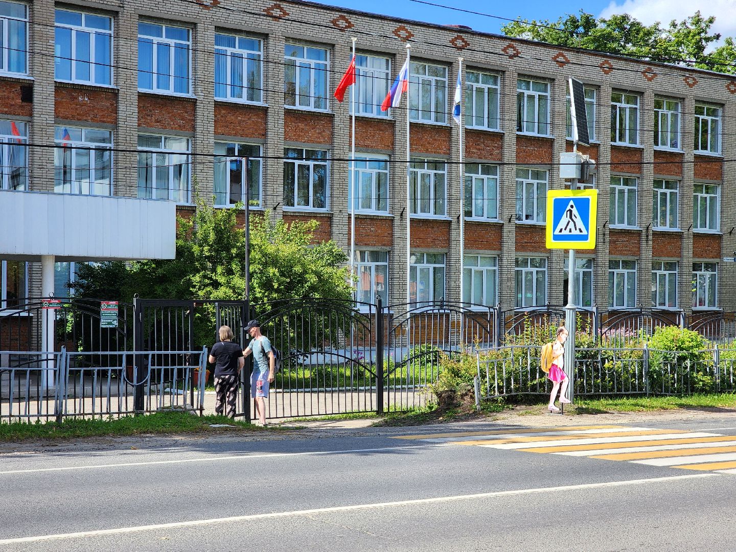 сергиев посад, сергиево-посадский городской округ, безопасность на дорогах, макеты школьников, школьники на дороге, безопасный переход,