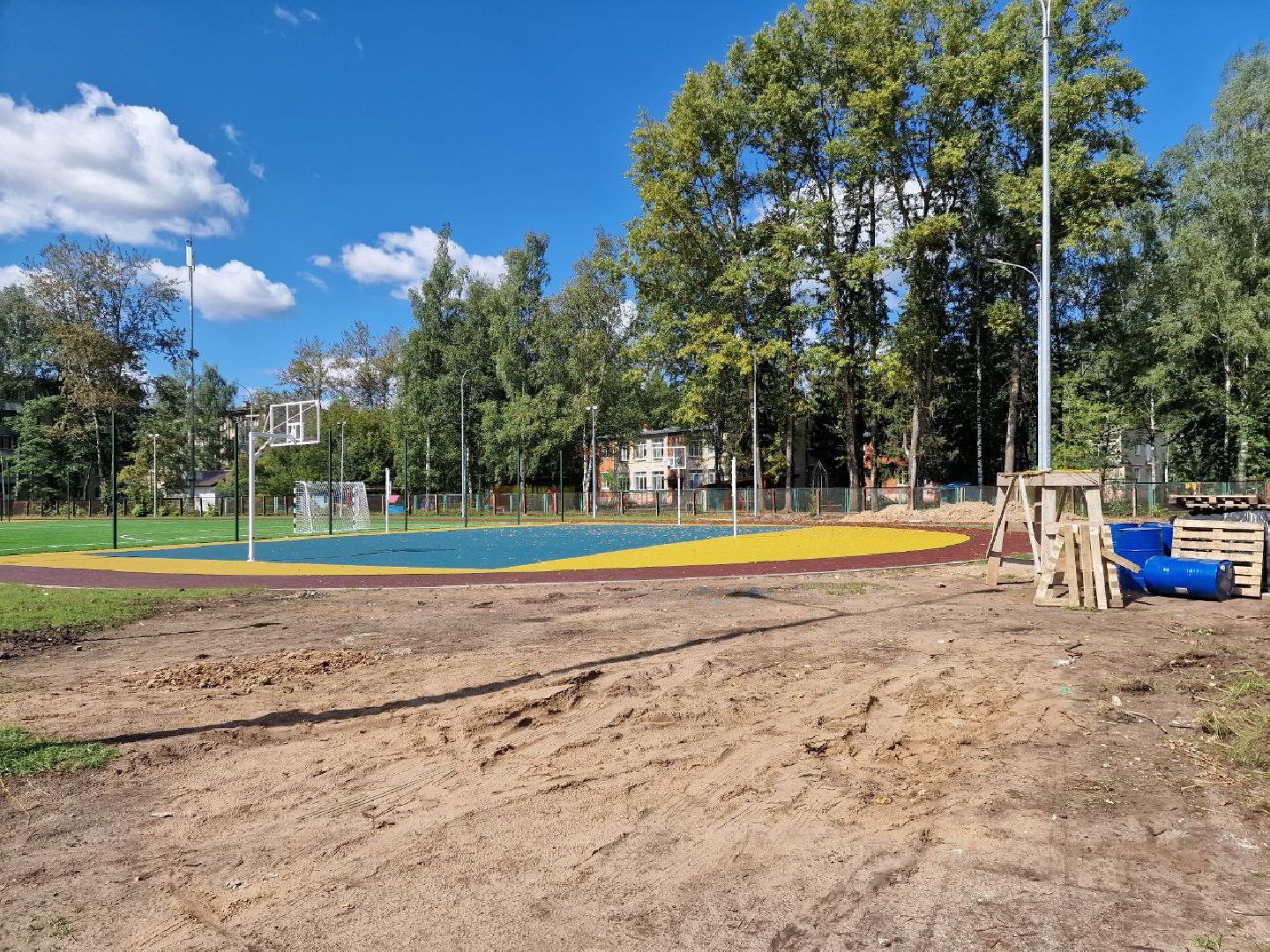 дубна, стадион, гимназия3дубна,