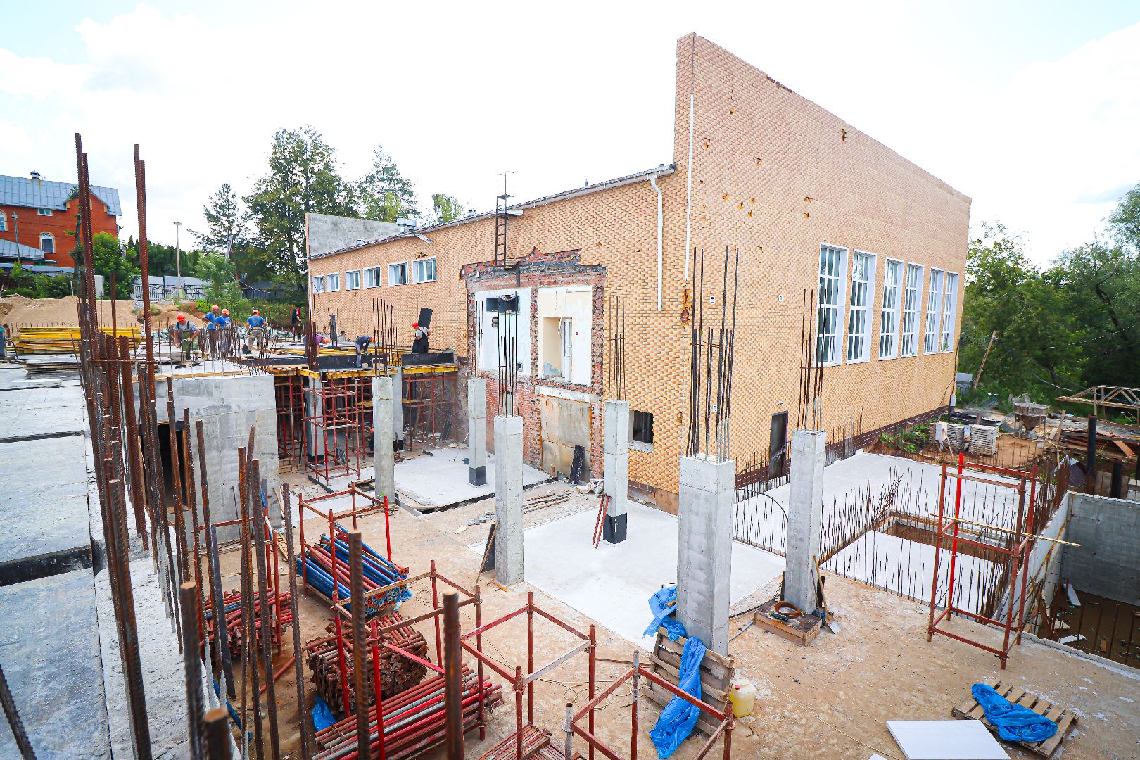 клин, строительство, спорт, спортивная школа олимпийского резерва, подмосковье,