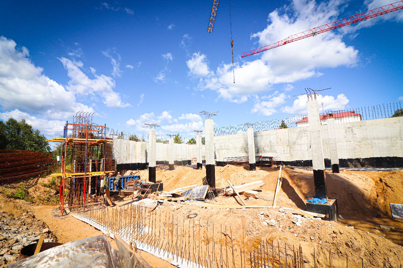 клин, строительство, спорт, спортивная школа олимпийского резерва, подмосковье,