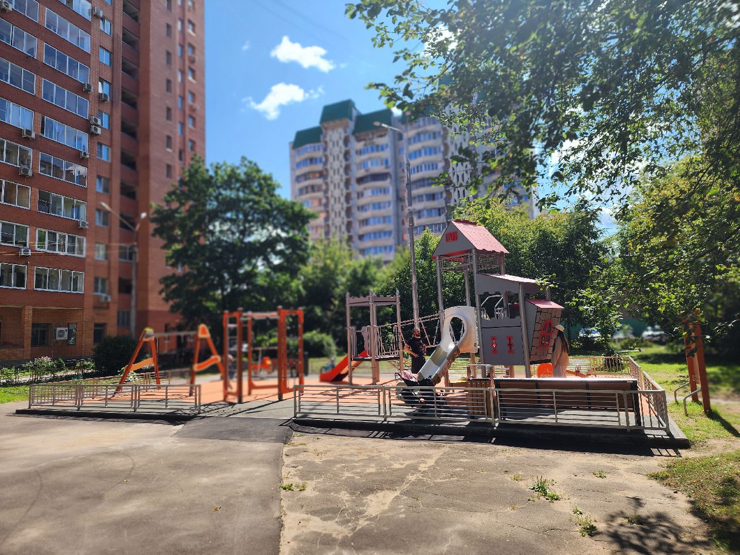 королёв, благоустройство , новая детская площадка на Малой Комитетской , администрация городского округа Королев,