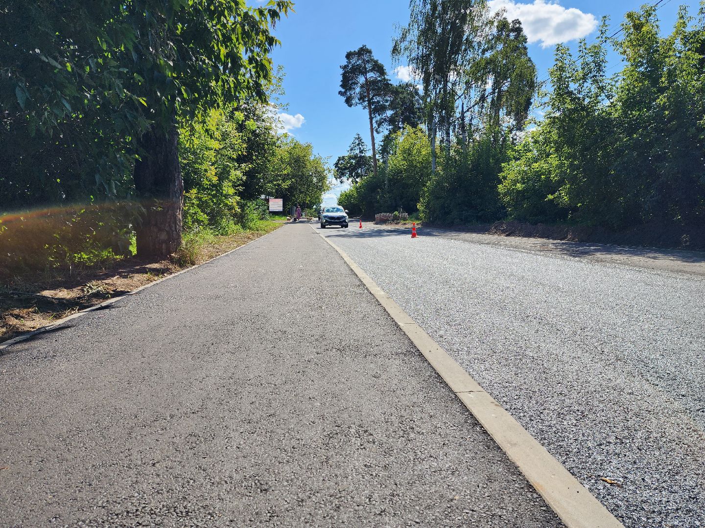 раменское, дороги, тротуар на улице серова,