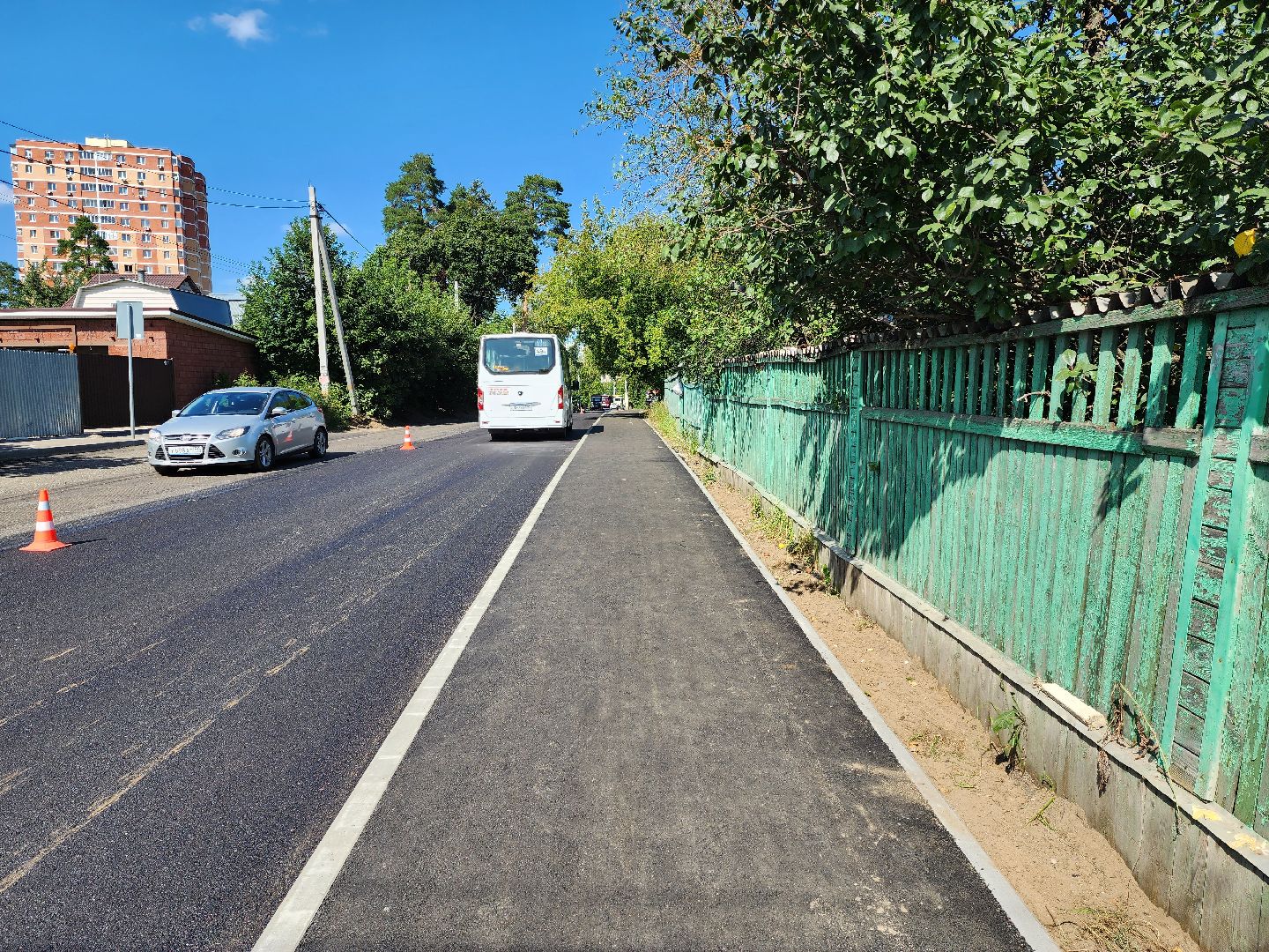 раменское, дороги, тротуар на улице серова,