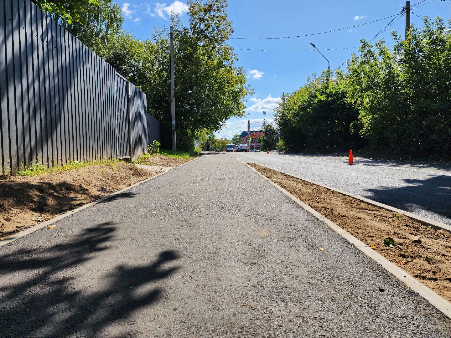 раменское, дороги, тротуар на улице серова,