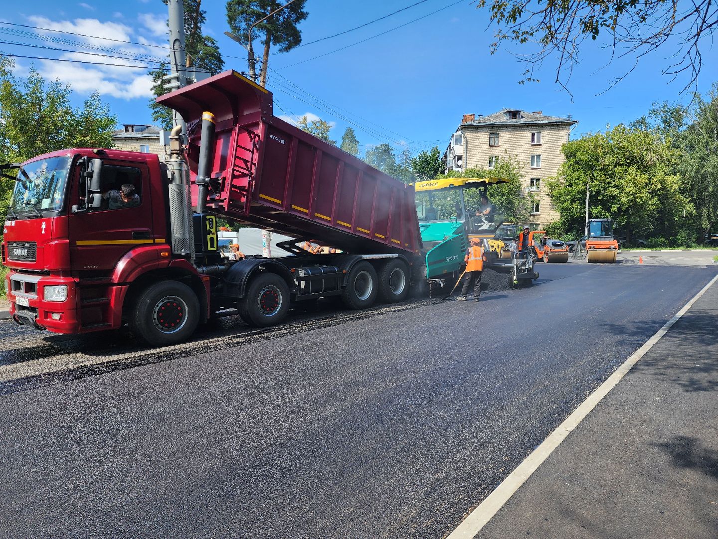 раменское, дороги, ремонт автомобильных дорог, улица серова,