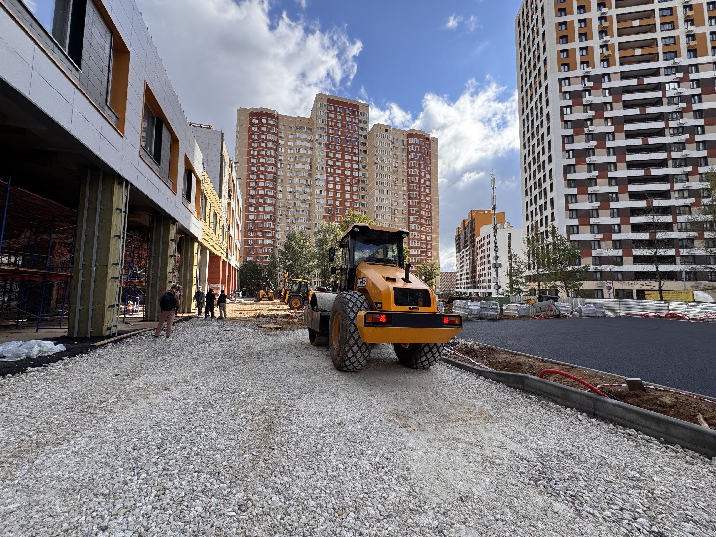 Строителство пристройки на 950 мест, Школа в Немчиновке, Одинцово, Строительство,