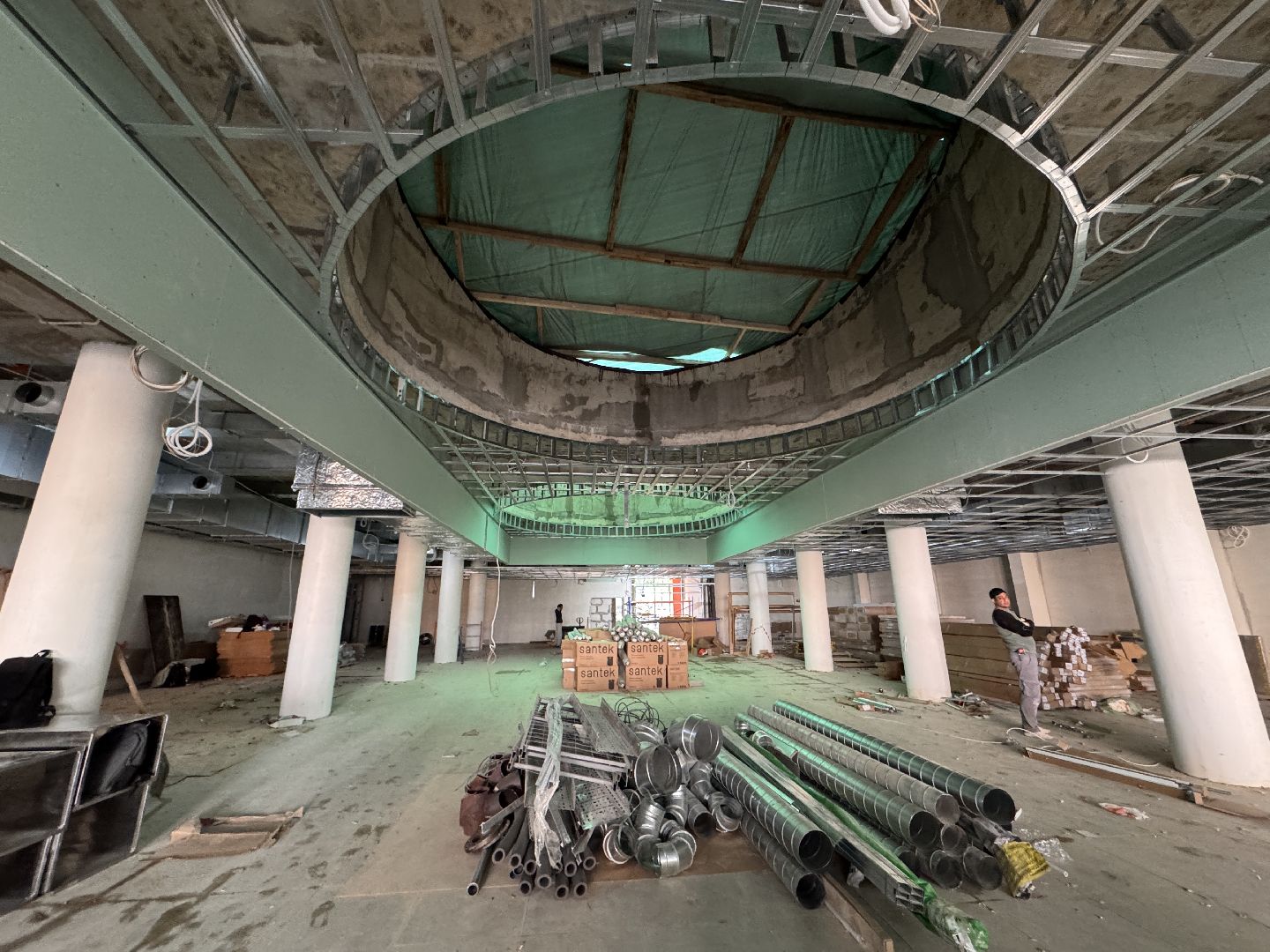 Строителство пристройки на 950 мест, Школа в Немчиновке, Одинцово, Строительство,