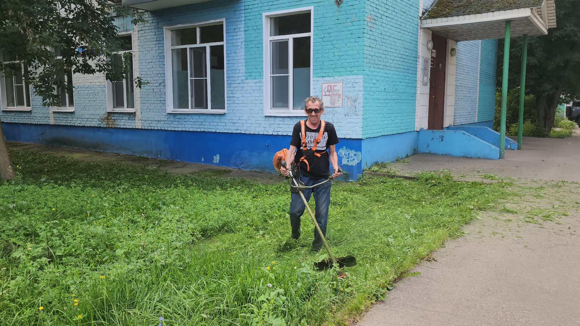 люберцы, покос травы, комбинат по благоустройству,